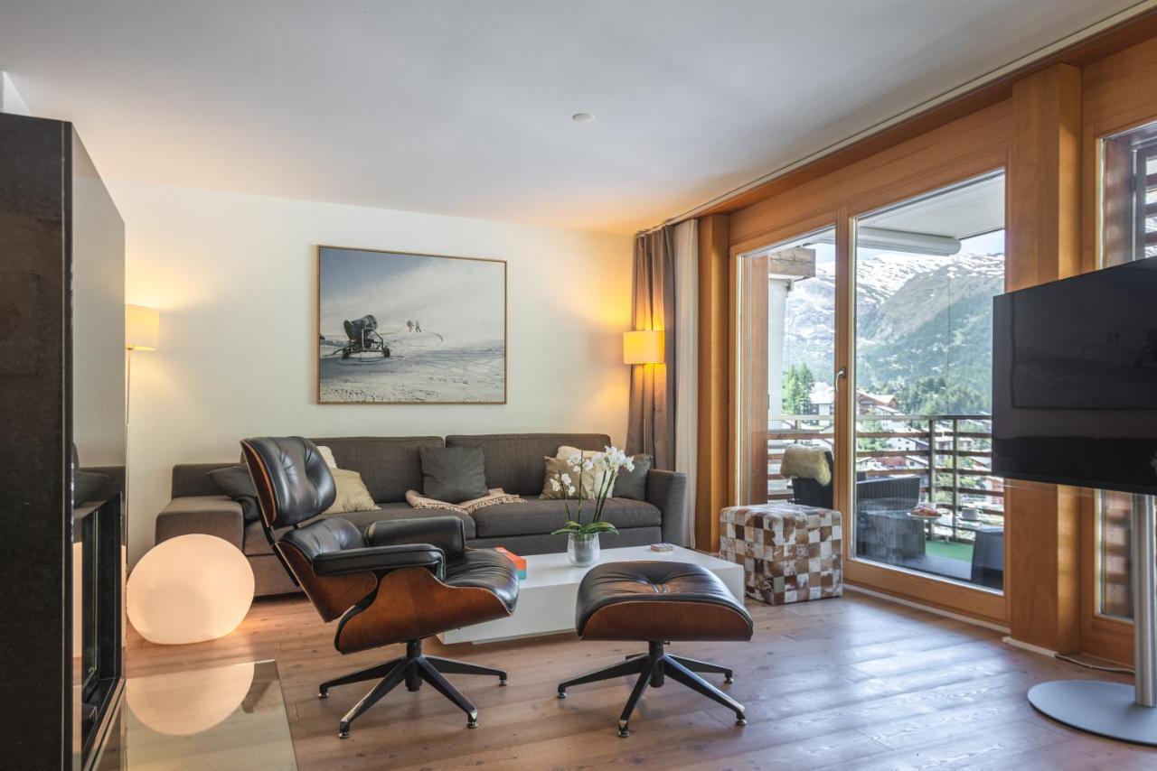 Modern Apartment With View Over Zermatt Exterior foto