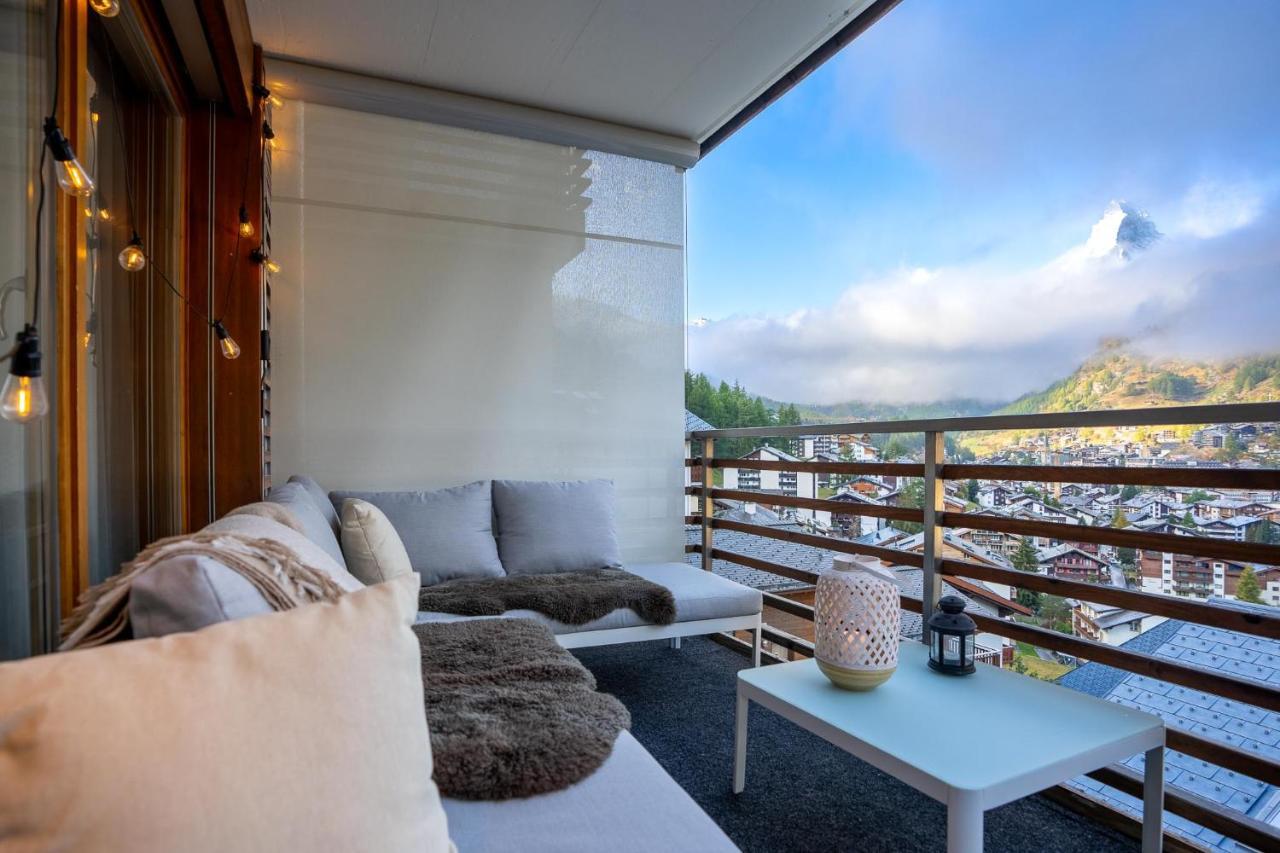 Modern Apartment With View Over Zermatt Exterior foto